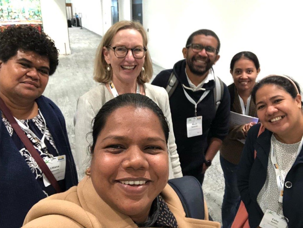 Fiji and Timor-Leste colleagues featured here with Prof Kristine Macartney