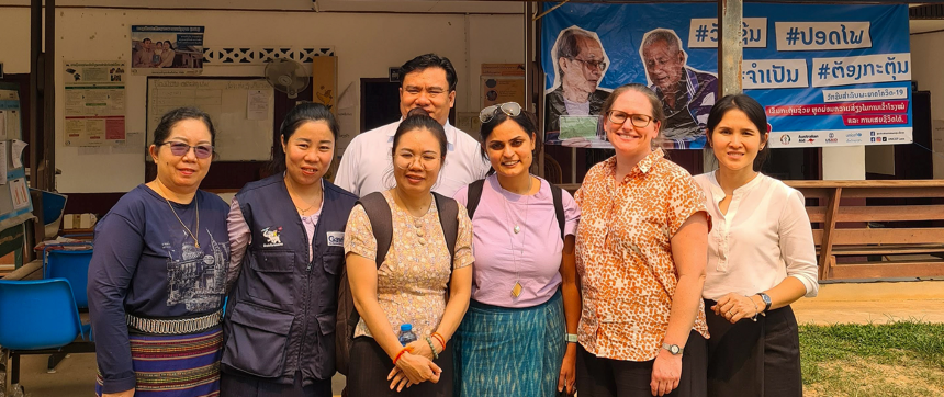 The Evaluation of the Lao PDR Electronic Immunisation Register data collection team.
